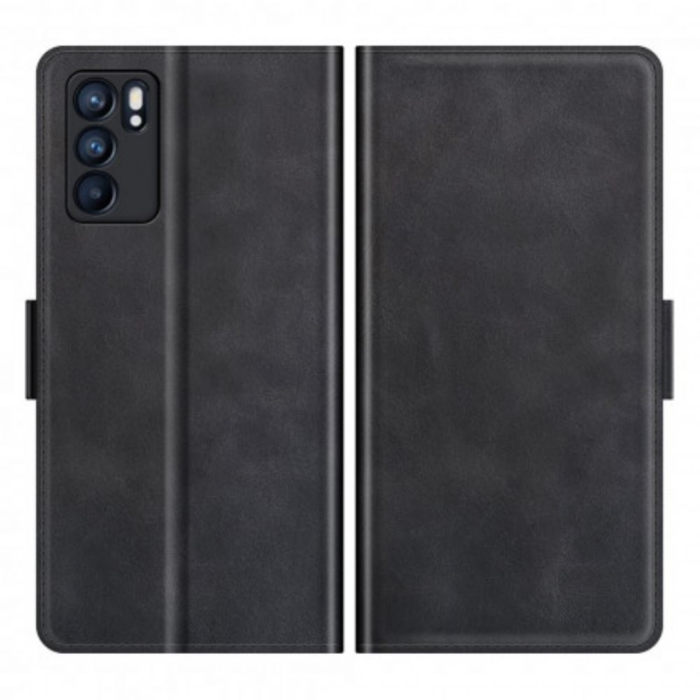 Folio-hoesje voor Oppo Reno 6 5G Dubbel Slot