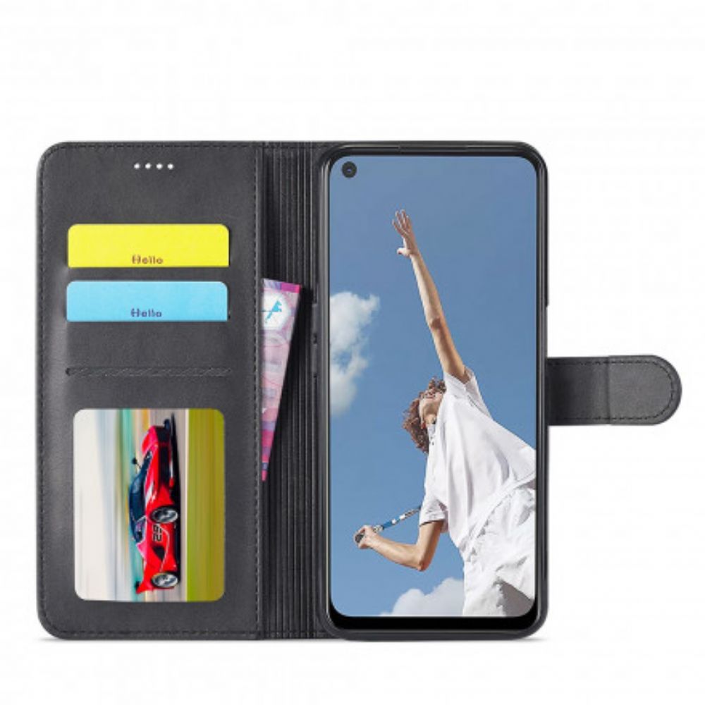 Folio-hoesje voor Oppo Reno 6 5G Lc.imeeke Leereffect