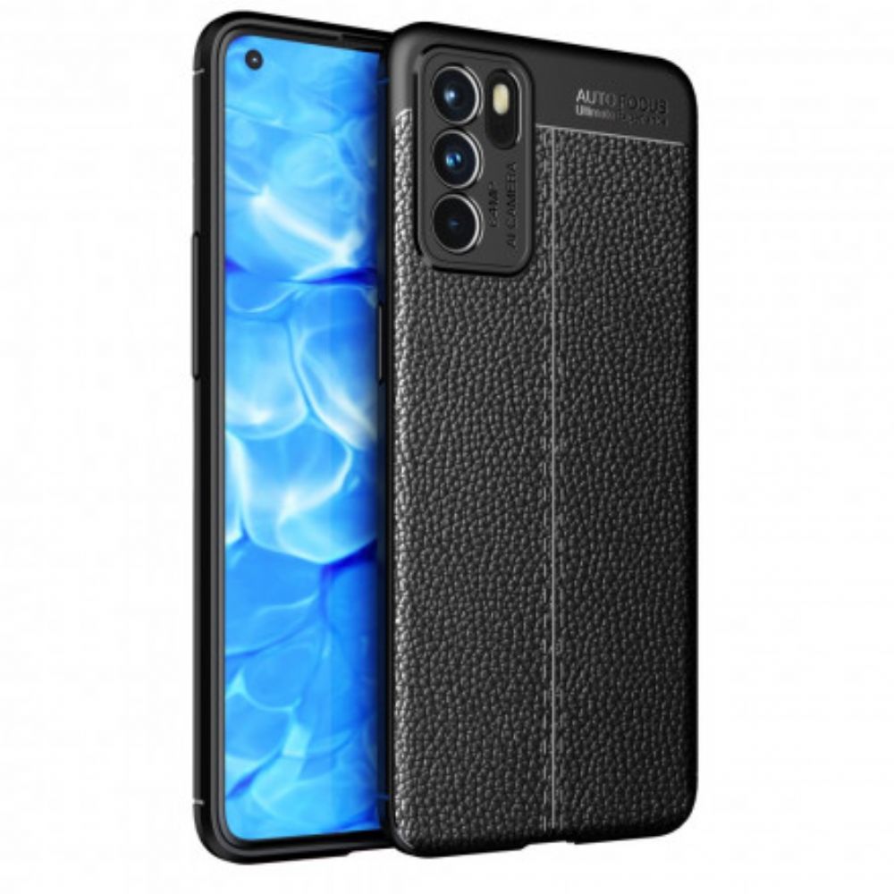 Hoesje voor Oppo Reno 6 5G Litchi-leereffect