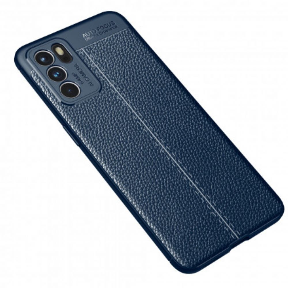 Hoesje voor Oppo Reno 6 5G Litchi-leereffect