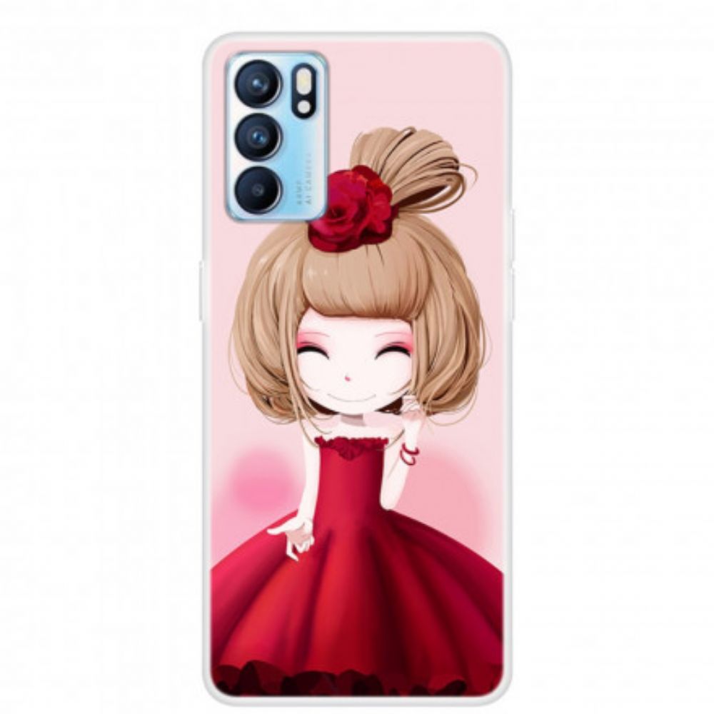 Hoesje voor Oppo Reno 6 5G Manga Dame