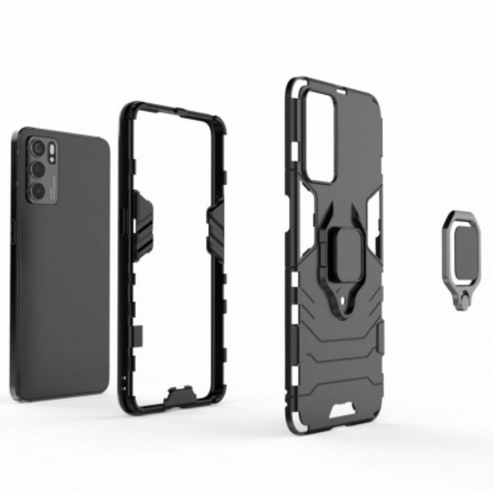 Hoesje voor Oppo Reno 6 5G Resistente Ring