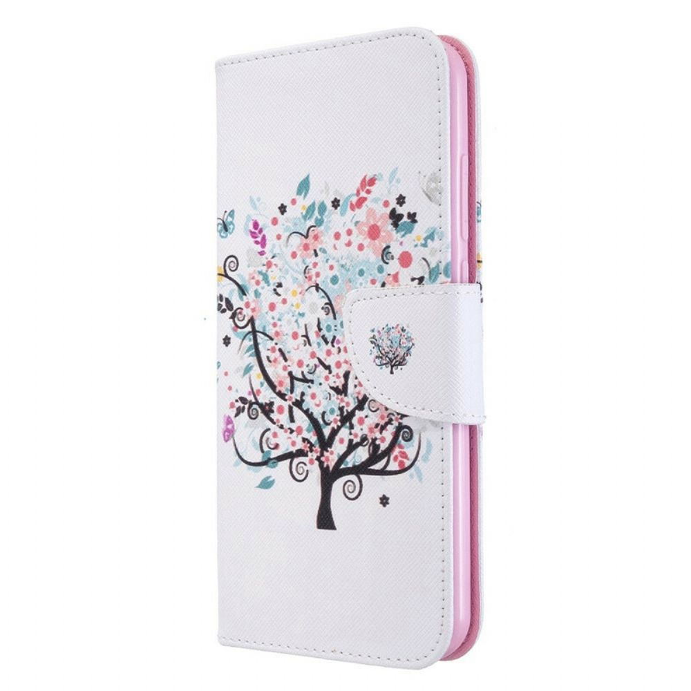 Flip Case voor Xiaomi Redmi Note 8T Bloemrijke Boom