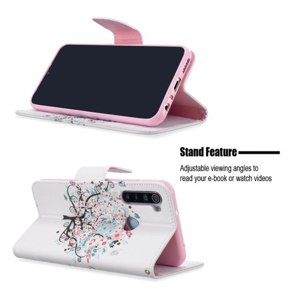 Flip Case voor Xiaomi Redmi Note 8T Bloemrijke Boom