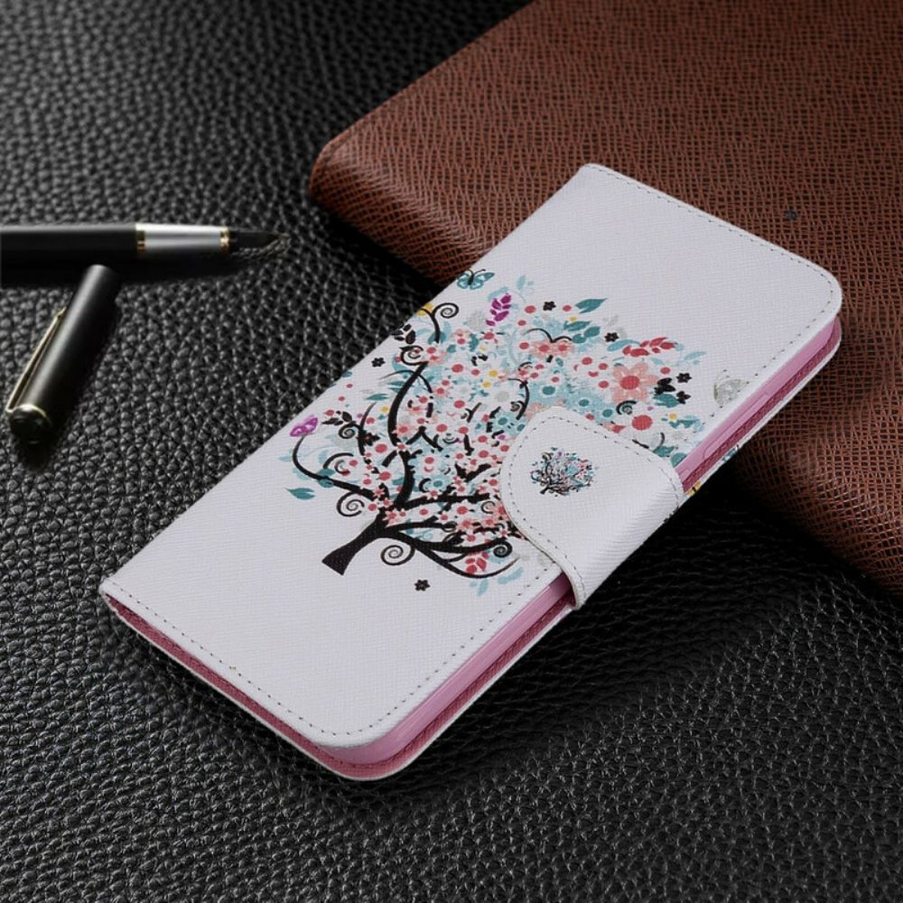 Flip Case voor Xiaomi Redmi Note 8T Bloemrijke Boom