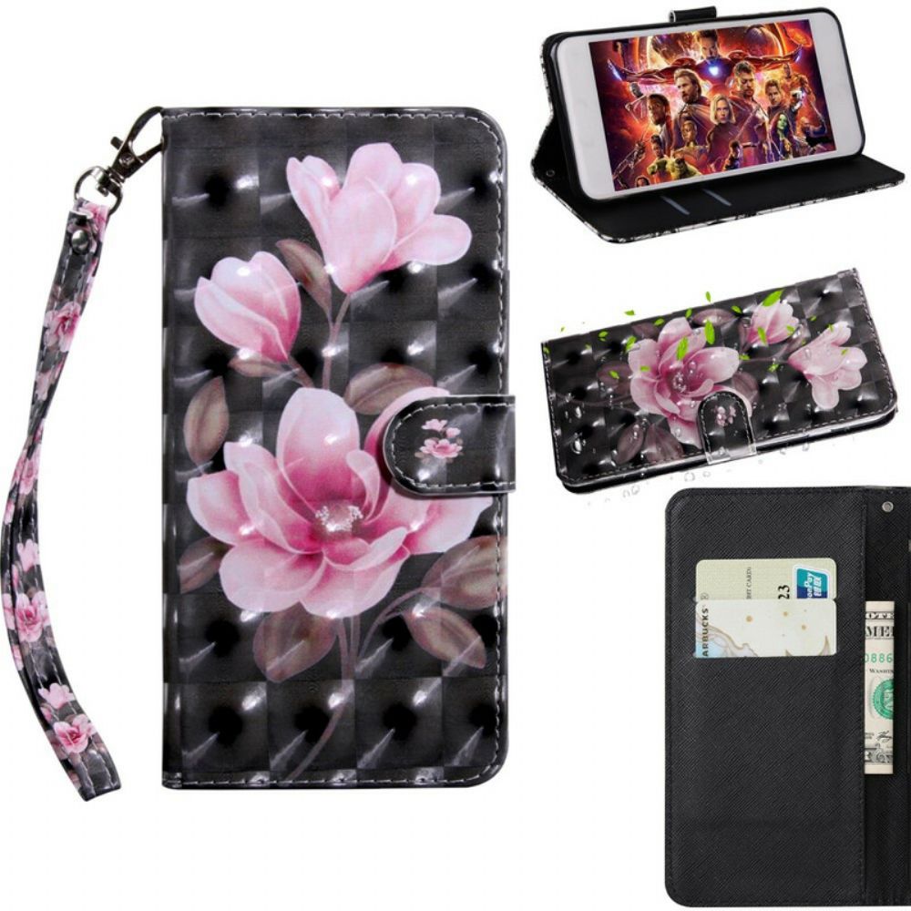 Flip Case voor Xiaomi Redmi Note 8T Bloesem Bloemen