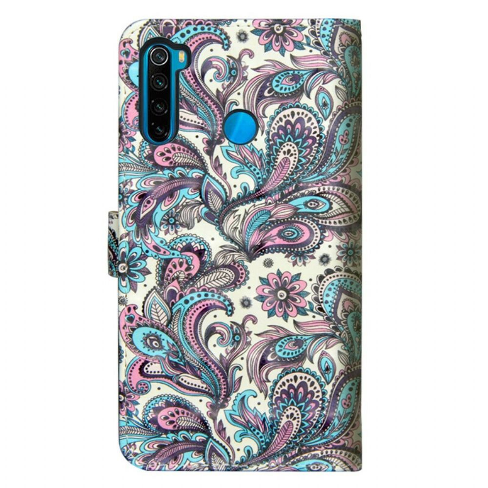 Folio-hoesje voor Xiaomi Redmi Note 8T Bloemen Patronen