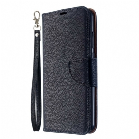 Folio-hoesje voor Xiaomi Redmi Note 8T Flip Case Litchi Flap Schuin