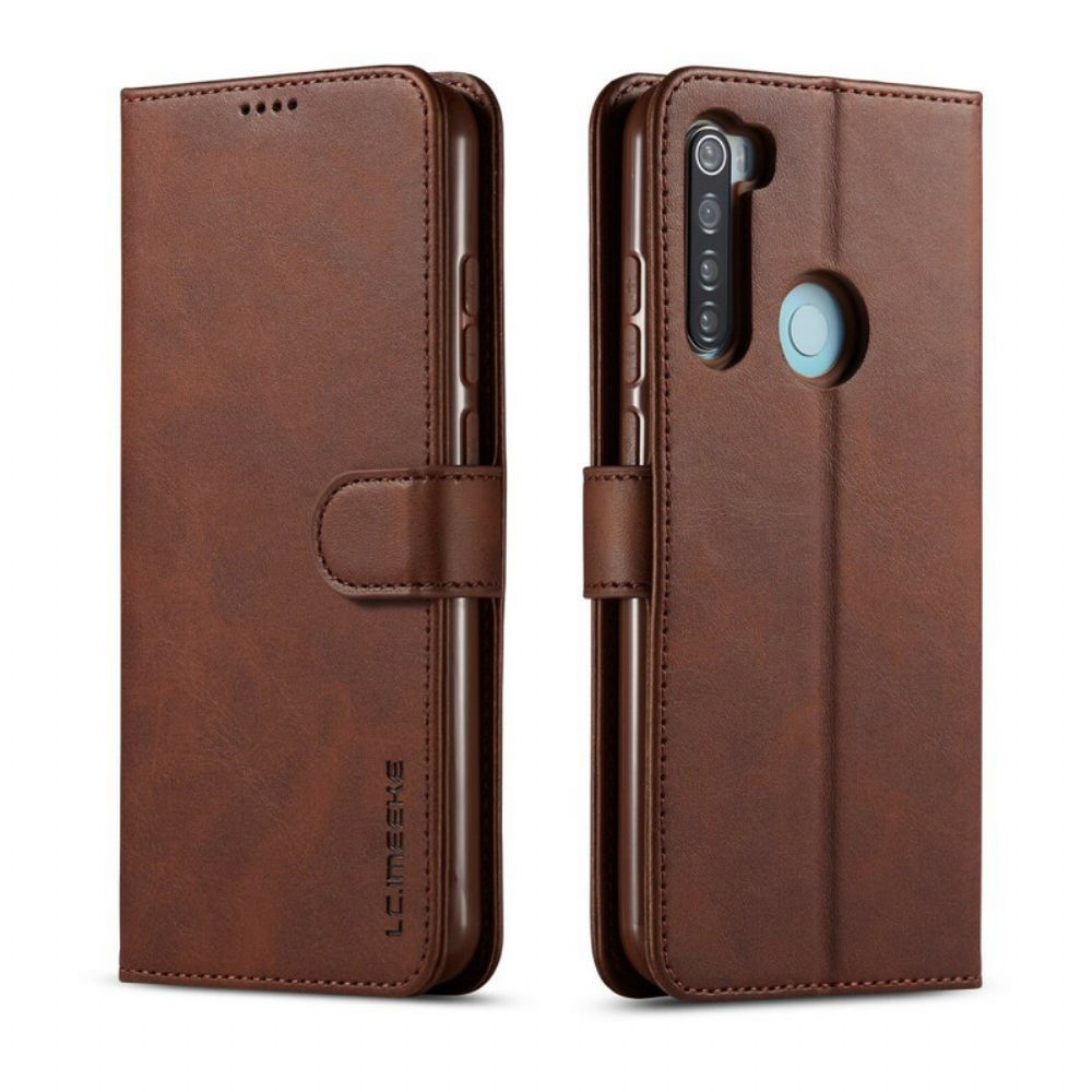 Folio-hoesje voor Xiaomi Redmi Note 8T Lc.imeeke Leereffect