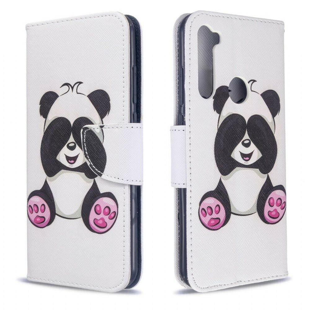 Folio-hoesje voor Xiaomi Redmi Note 8T Pandaplezier