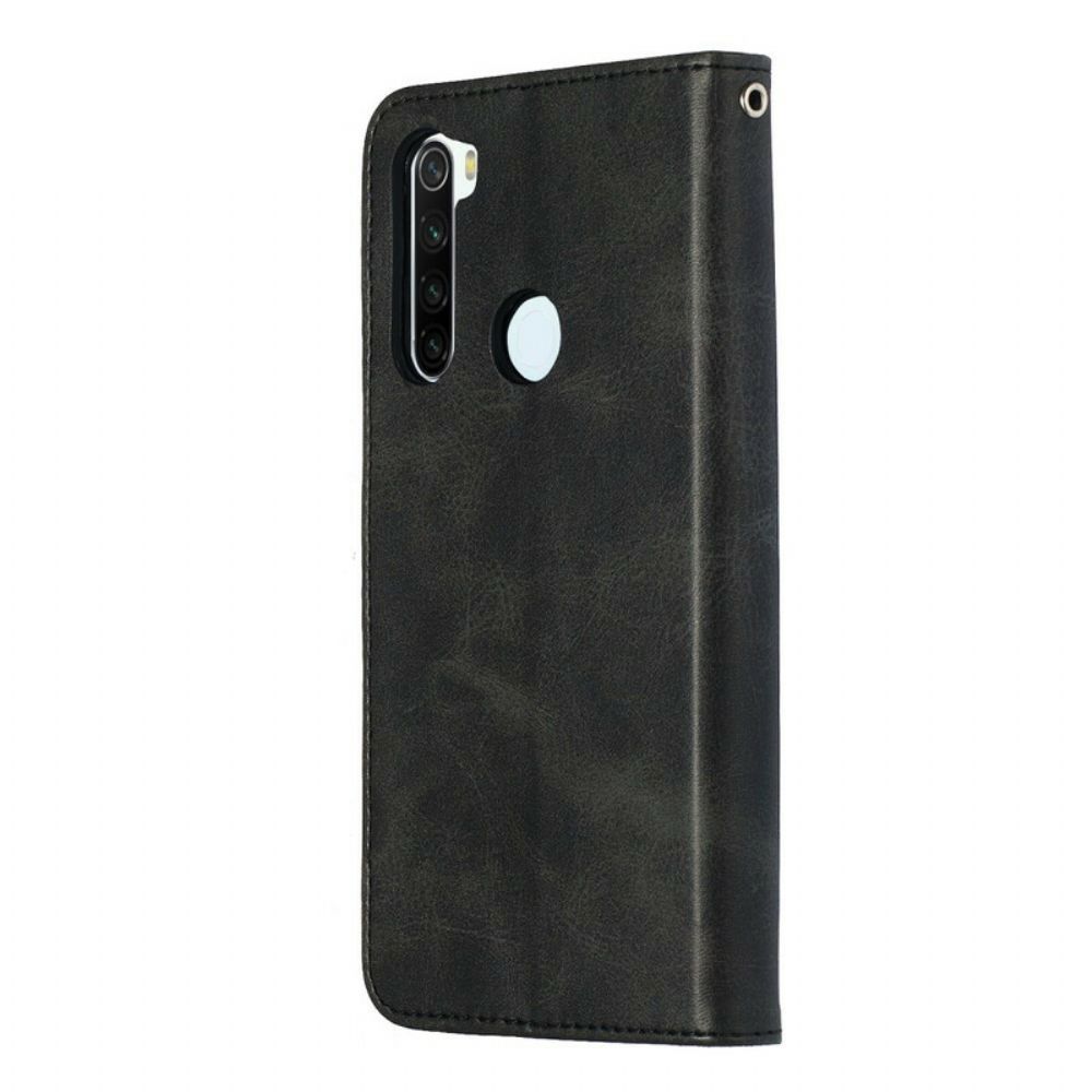 Folio-hoesje voor Xiaomi Redmi Note 8T Vintage Portemonnee