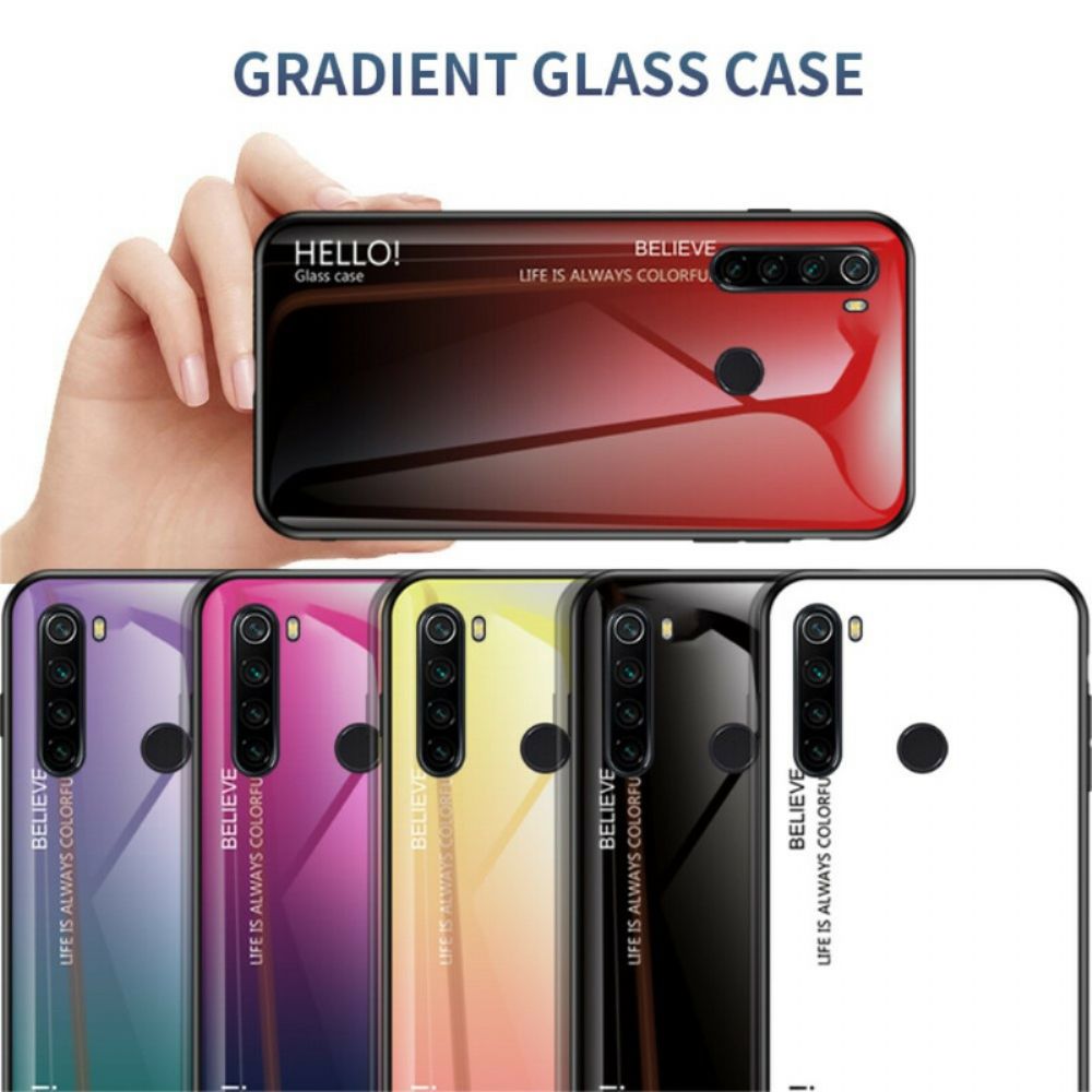 Hoesje voor Xiaomi Redmi Note 8T Hallo Gehard Glas