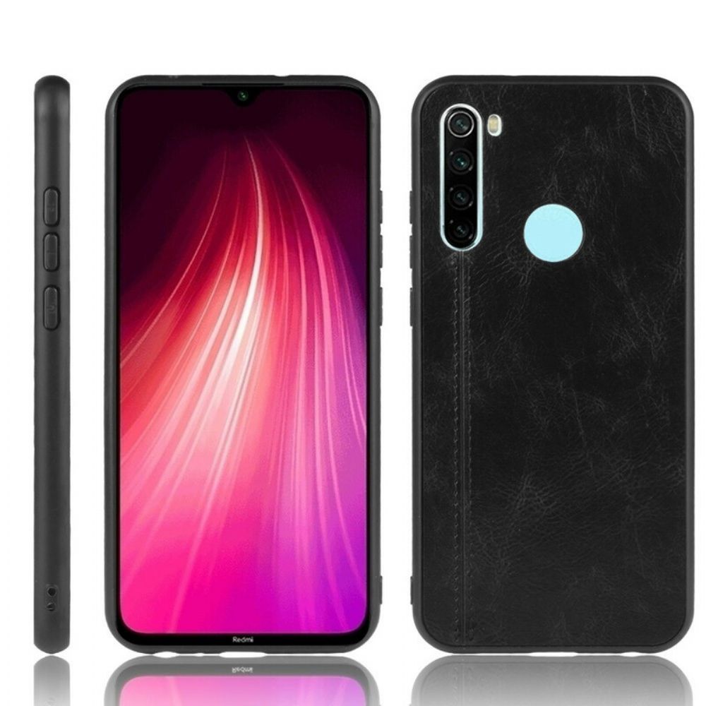 Hoesje voor Xiaomi Redmi Note 8T Naad Leereffect