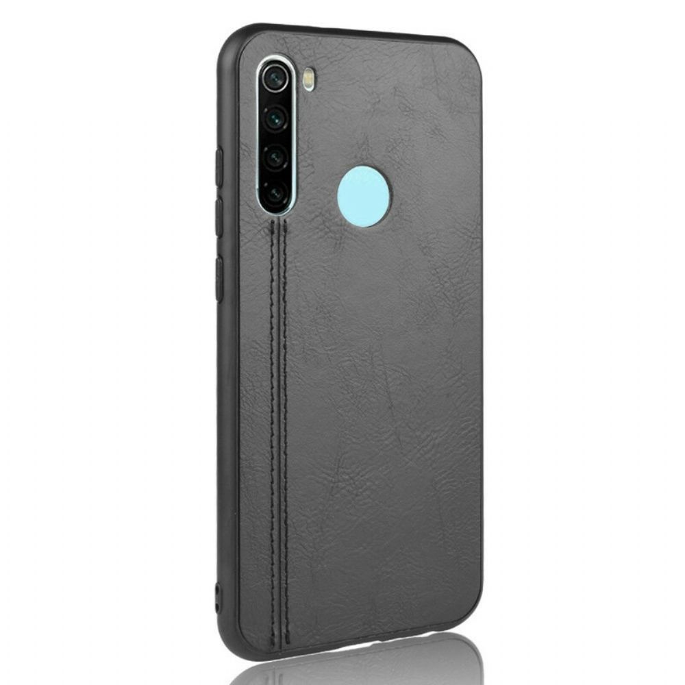 Hoesje voor Xiaomi Redmi Note 8T Naad Leereffect