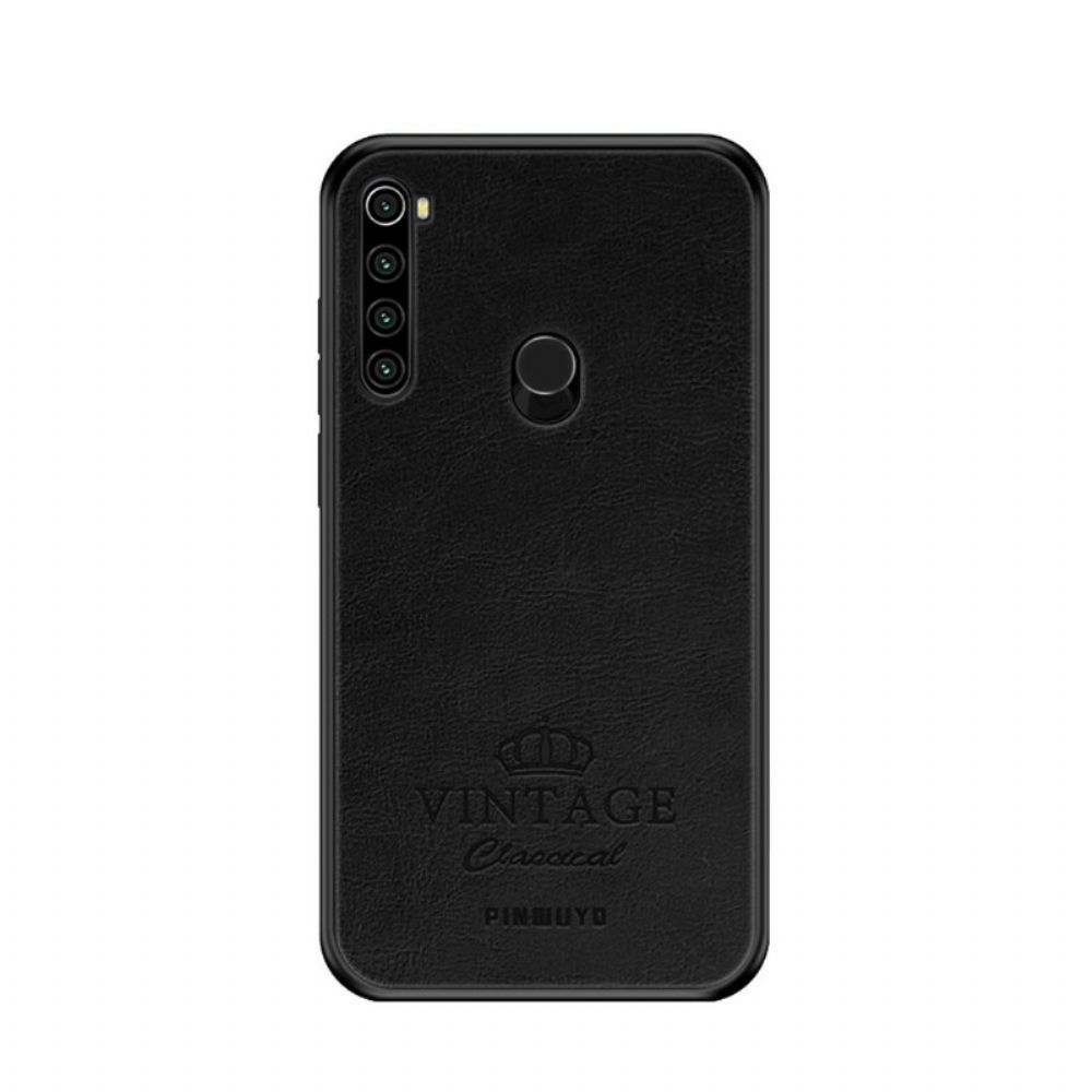 Hoesje voor Xiaomi Redmi Note 8T Vintage Leereffect Pinwuyo