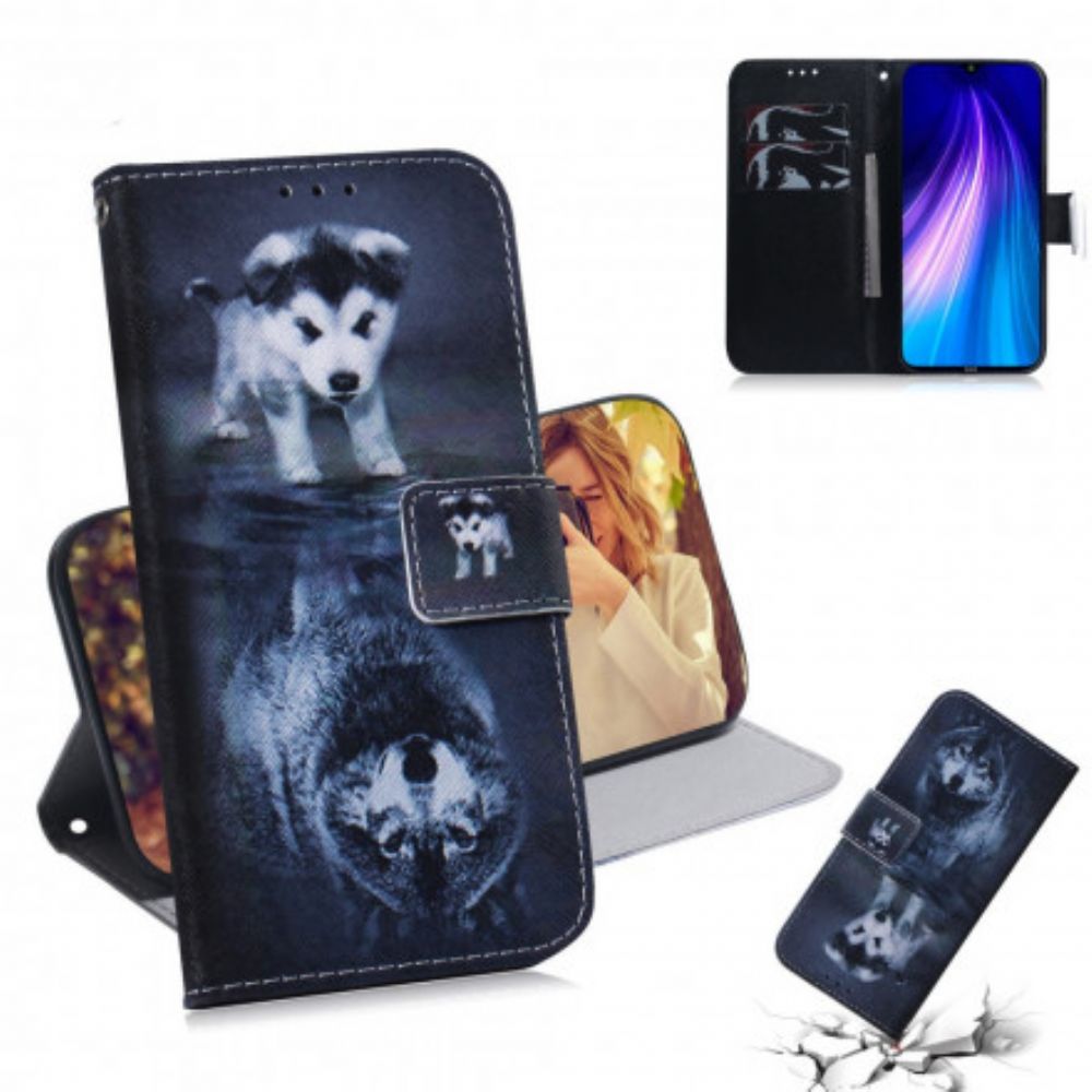 Leren Hoesje voor Xiaomi Redmi Note 8T Ernesto De Wolf