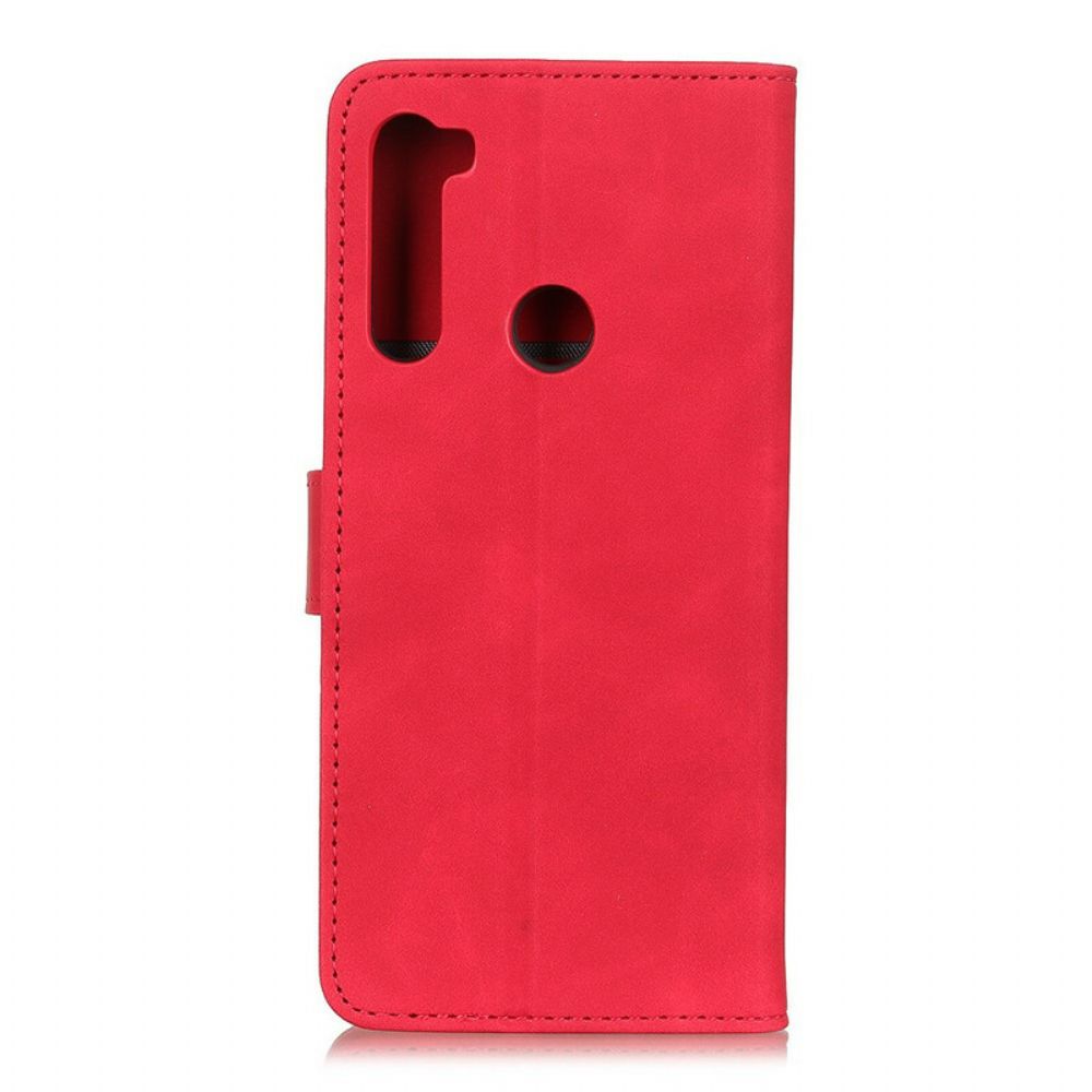 Leren Hoesje voor Xiaomi Redmi Note 8T Mat Vintage Leereffect Khazneh