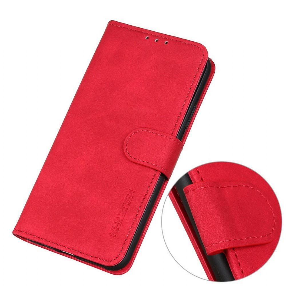 Leren Hoesje voor Xiaomi Redmi Note 8T Mat Vintage Leereffect Khazneh