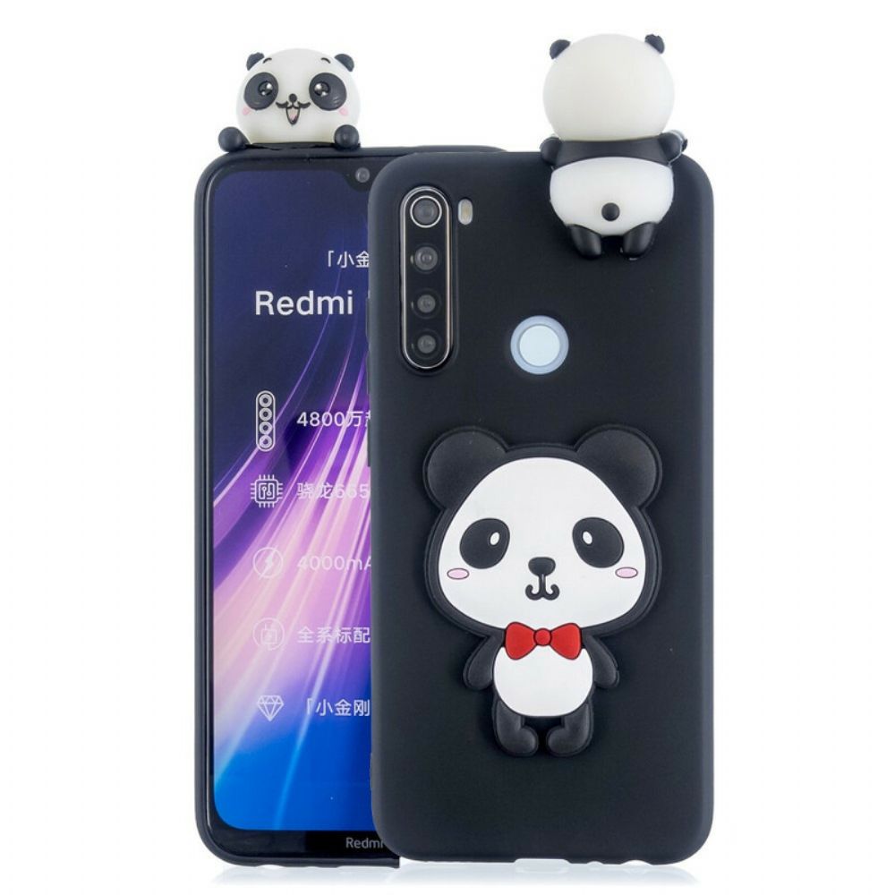 Telefoonhoesje voor Xiaomi Redmi Note 8T 3d Mijn Panda