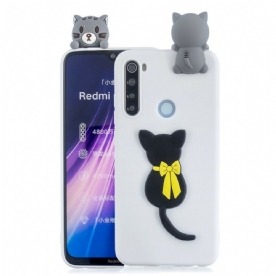 Telefoonhoesje voor Xiaomi Redmi Note 8T Charmant Poesje 3d