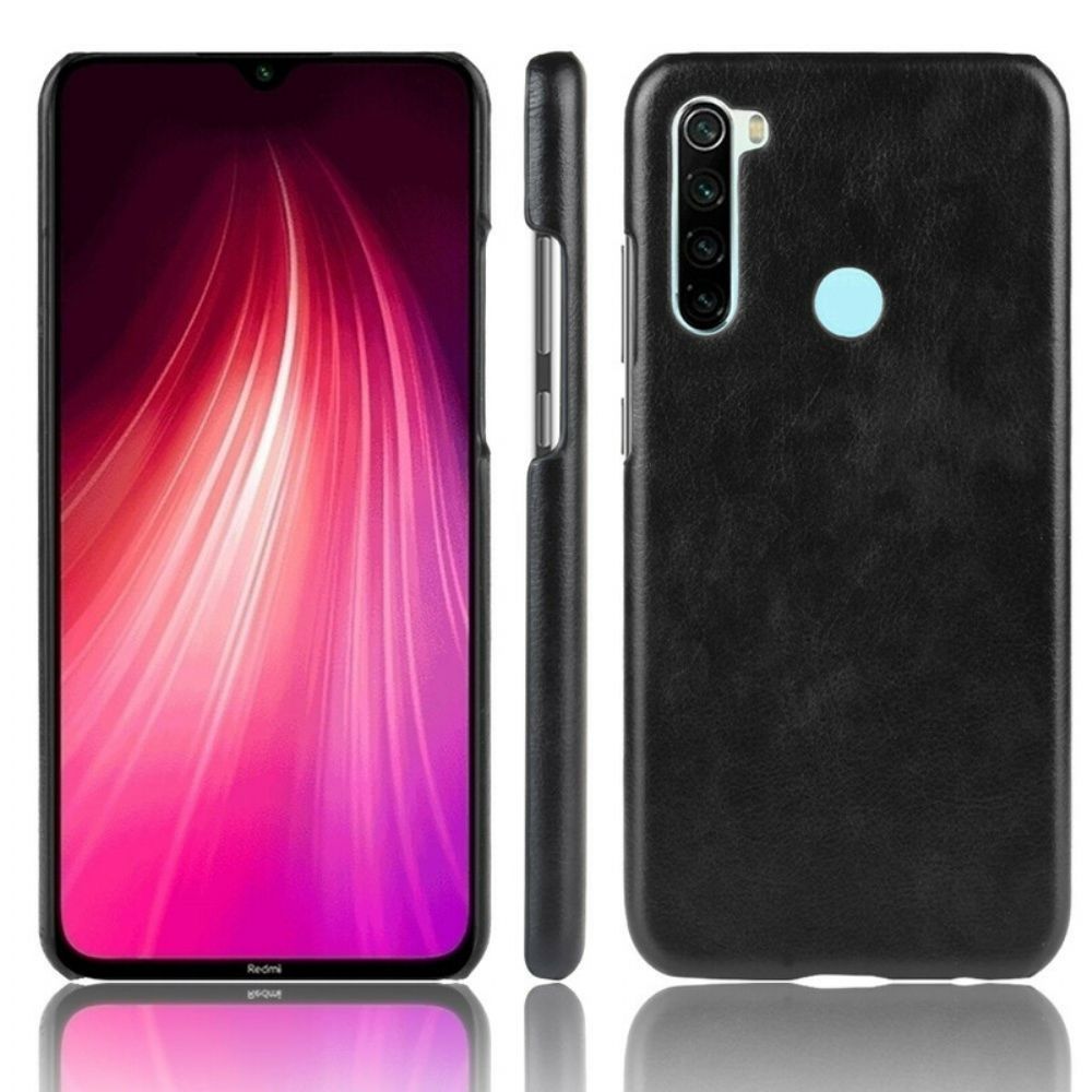 Telefoonhoesje voor Xiaomi Redmi Note 8T Lichi Leereffect