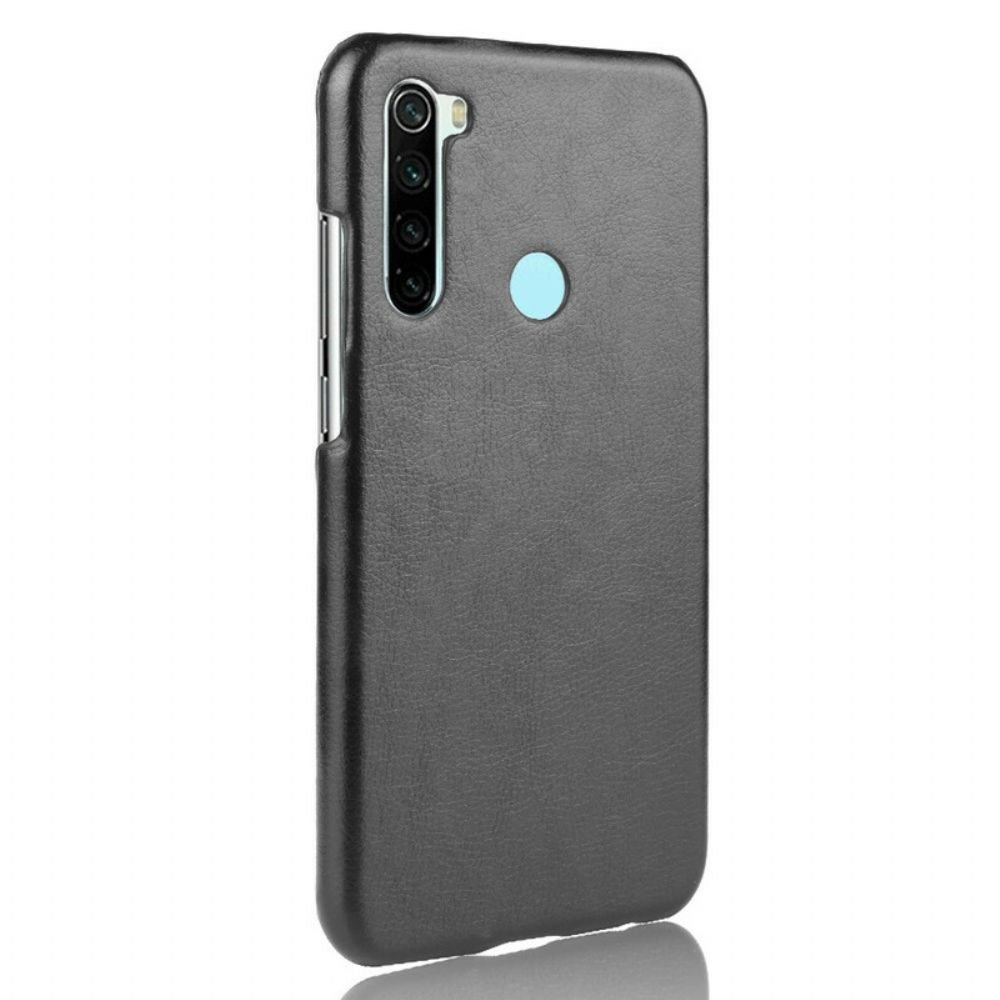 Telefoonhoesje voor Xiaomi Redmi Note 8T Lichi Leereffect