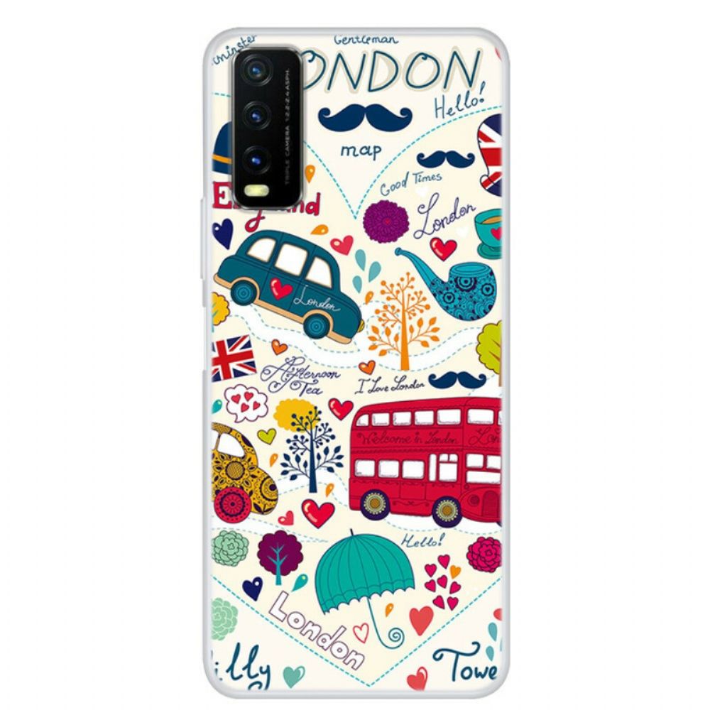 Hoesje voor Vivo Y20s / Y11s Londen Leven