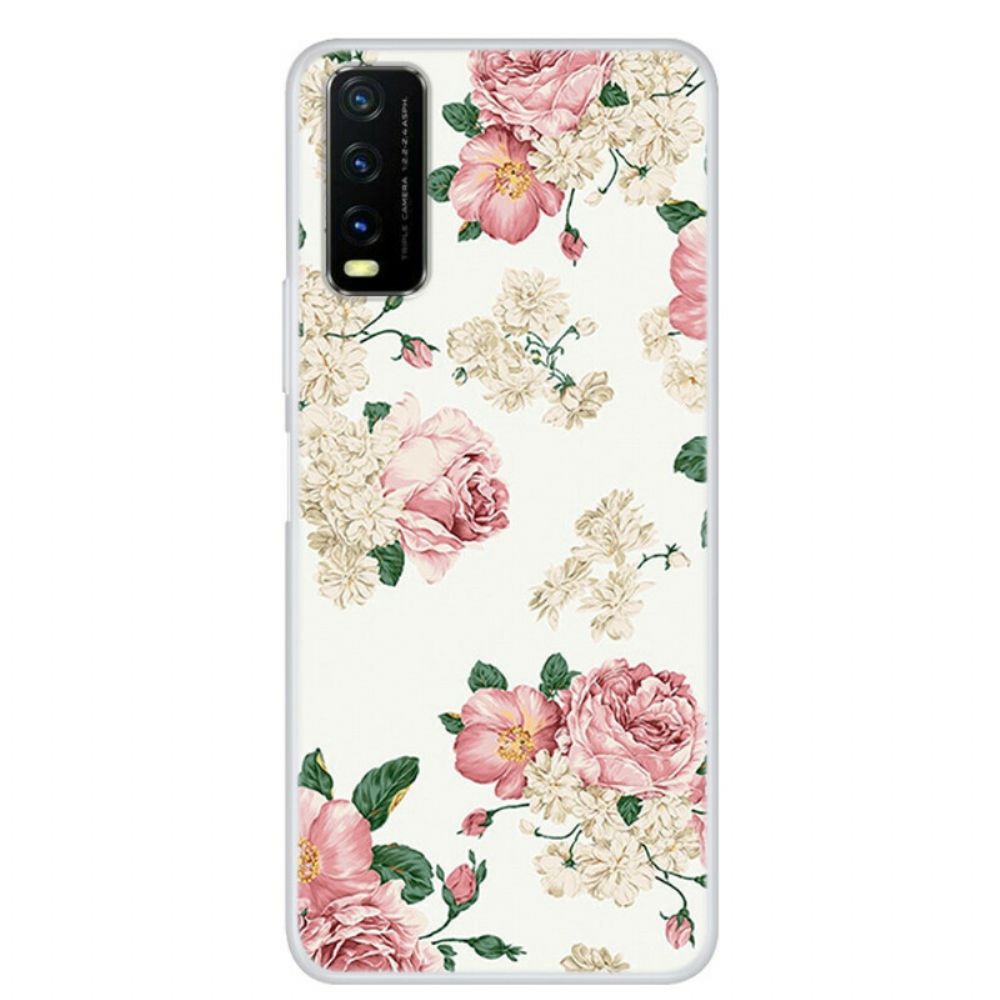 Hoesje voor Vivo Y20s / Y11s Vrijheidsbloemen