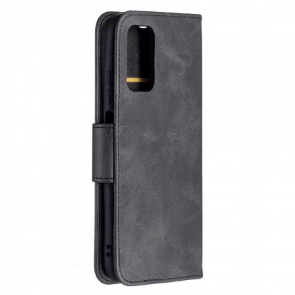 Folio-hoesje voor Poco M3 Flip Case Gladde Schuine Klep