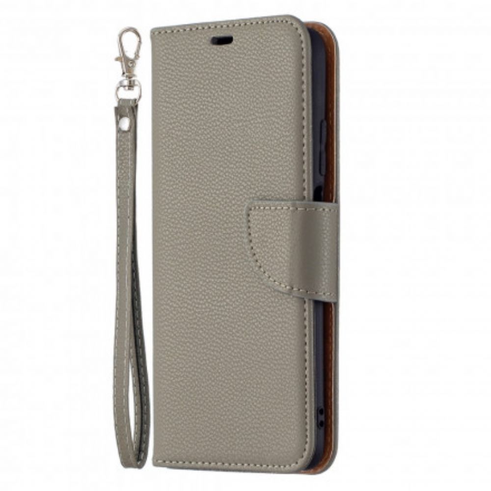 Folio-hoesje voor Poco M3 Flip Case Litchi Flap Schuin