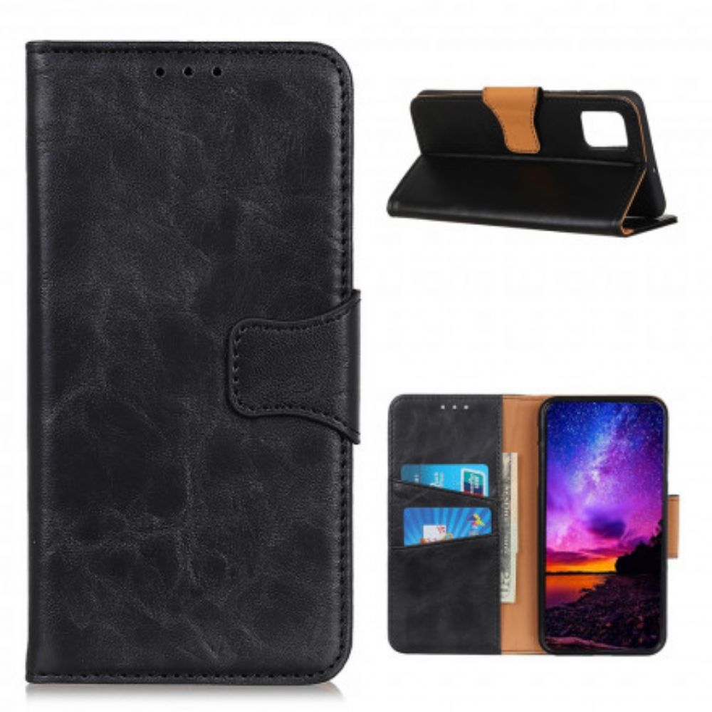 Folio-hoesje voor Poco M3 Flip Case Textuur Magnetische Flap