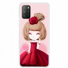 Hoesje voor Poco M3 Manga Dame