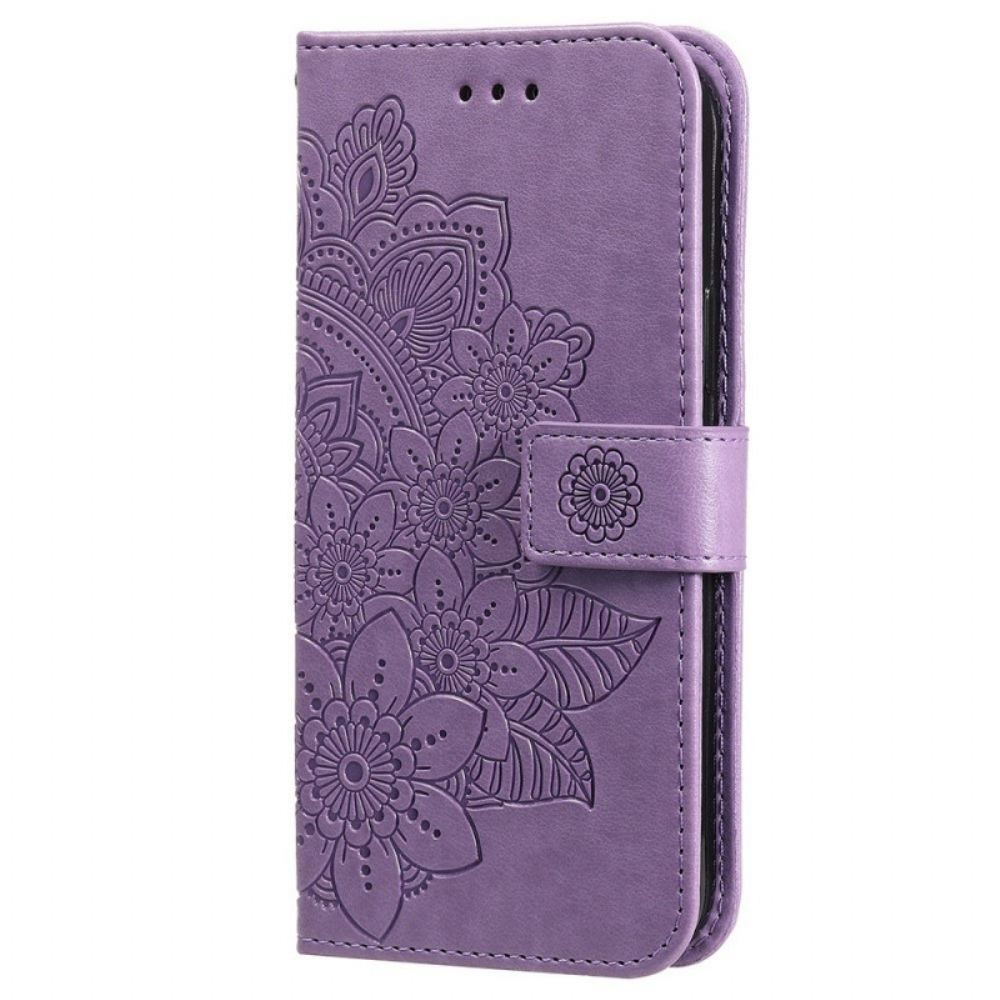 Leren Hoesje voor Realme GT2 Pro Met Ketting String Mandala