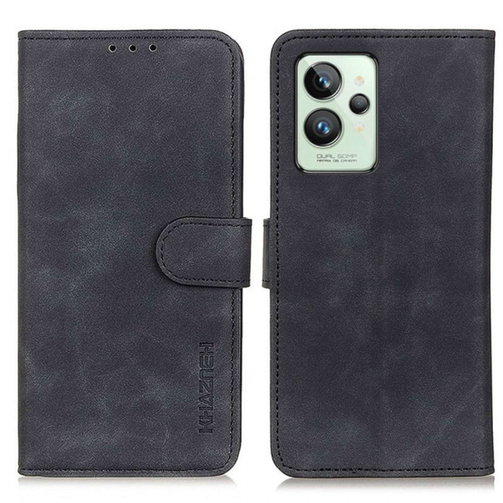 Leren Hoesje voor Realme GT2 Pro Vintage Leereffect Khazneh