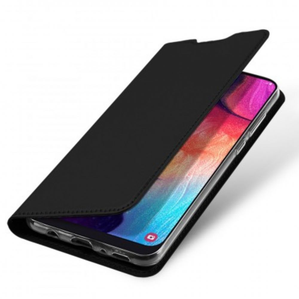 Bescherming Hoesje voor Samsung Galaxy A50 Folio-hoesje Eerste Klas Serie