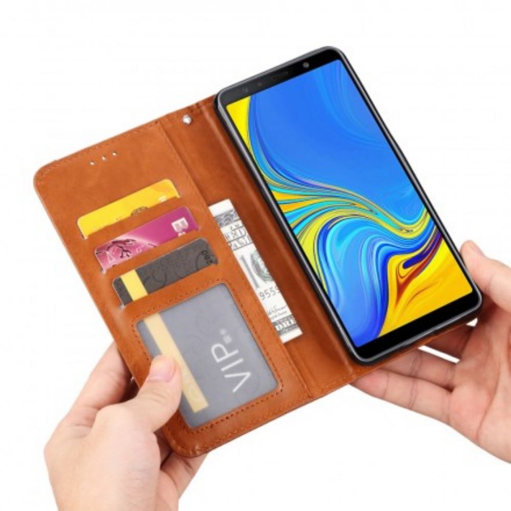 Bescherming Hoesje voor Samsung Galaxy A50 Folio-hoesje Kunstleer Kaarthouder