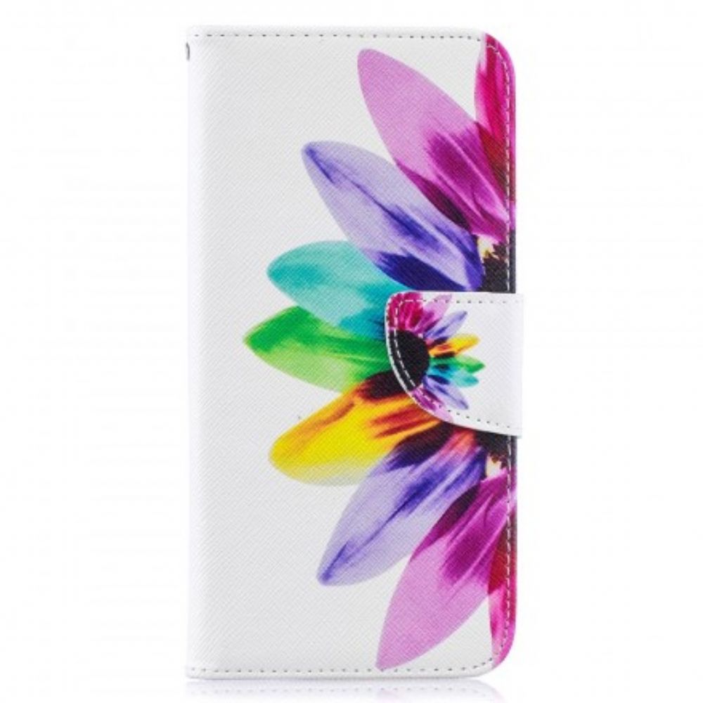 Flip Case voor Samsung Galaxy A50 Aquarel Bloem