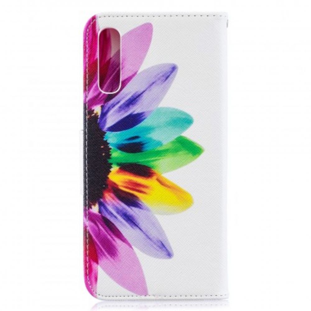 Flip Case voor Samsung Galaxy A50 Aquarel Bloem