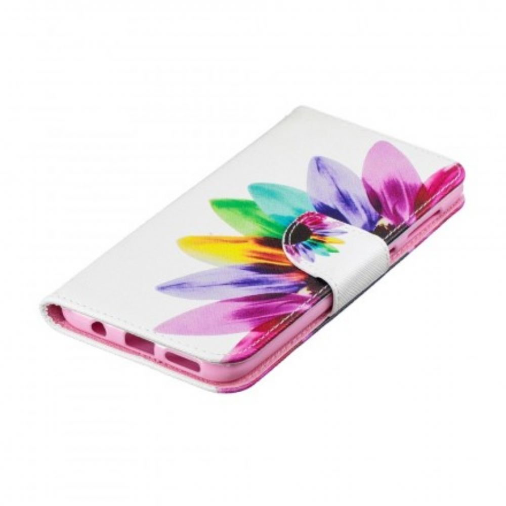 Flip Case voor Samsung Galaxy A50 Aquarel Bloem