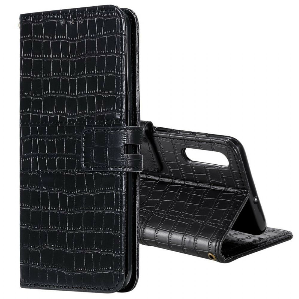 Flip Case voor Samsung Galaxy A50 Intense Croc