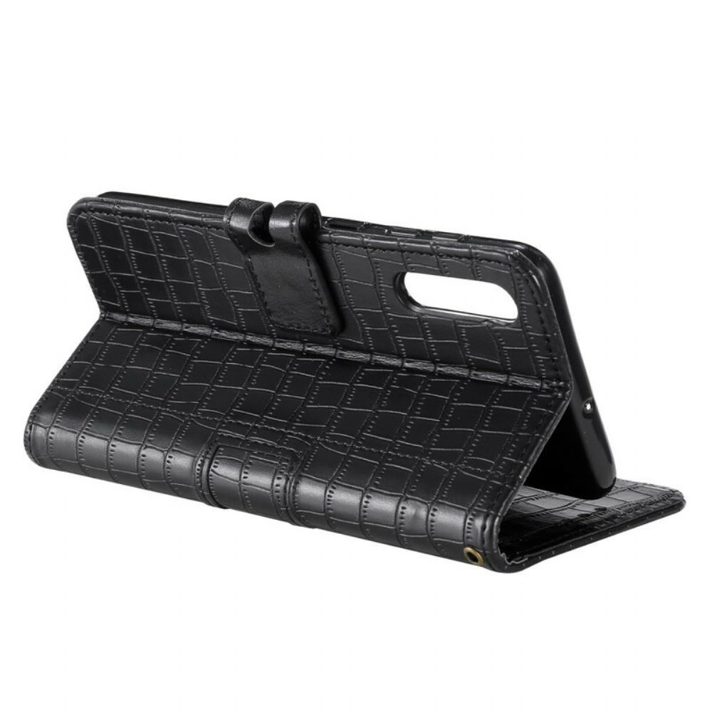 Flip Case voor Samsung Galaxy A50 Intense Croc