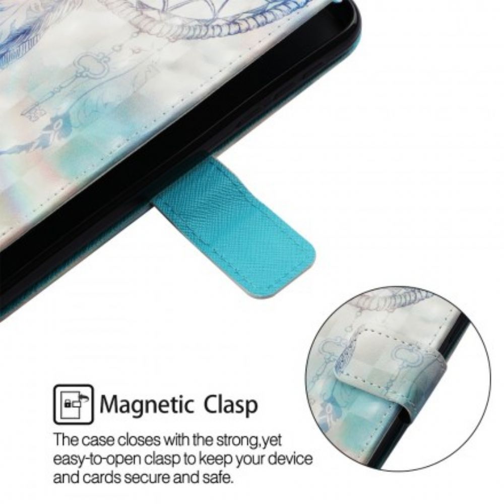 Flip Case voor Samsung Galaxy A50 Pastelkleurige Dromenvanger