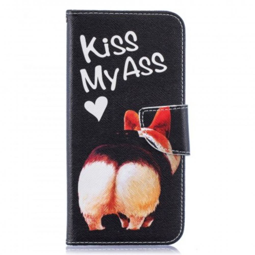 Folio-hoesje voor Samsung Galaxy A50 Kiss My Ass