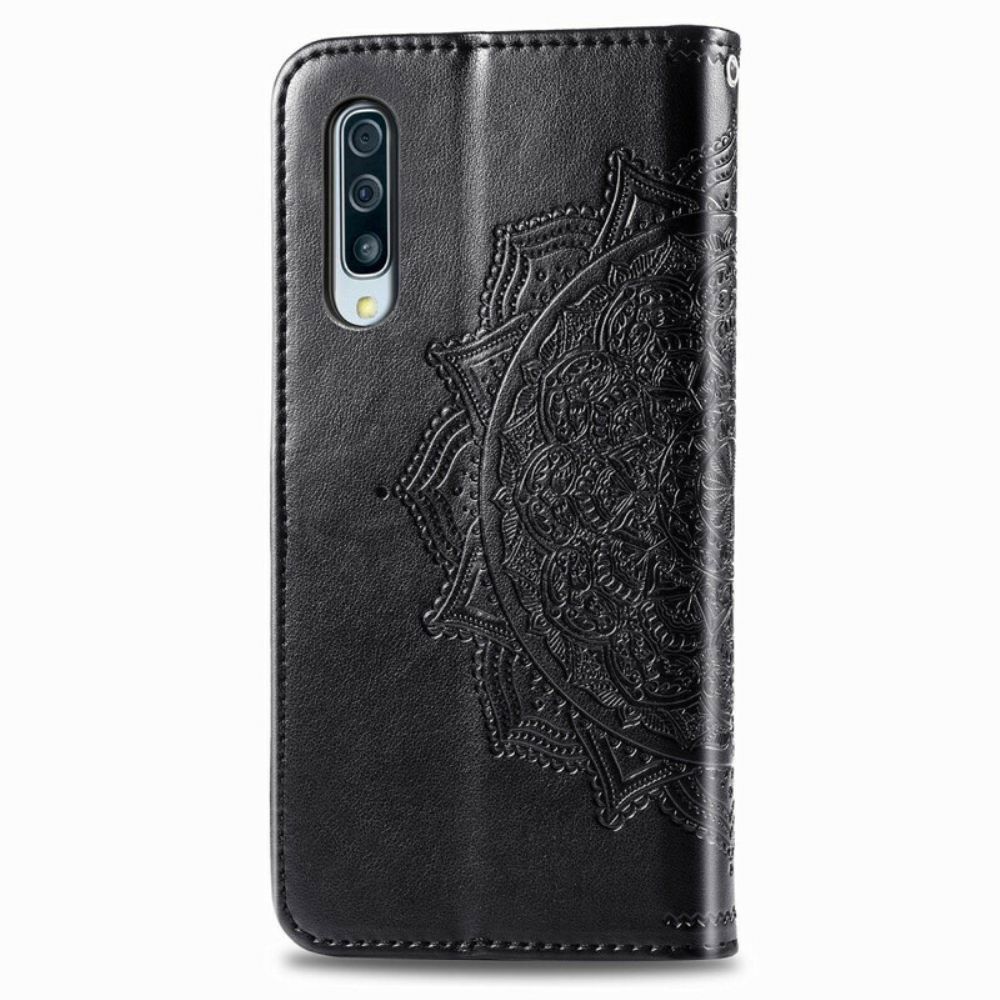 Folio-hoesje voor Samsung Galaxy A50 Mandala Van Middelbare Leeftijd