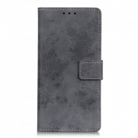 Folio-hoesje voor Samsung Galaxy A50 Vintage Leereffect