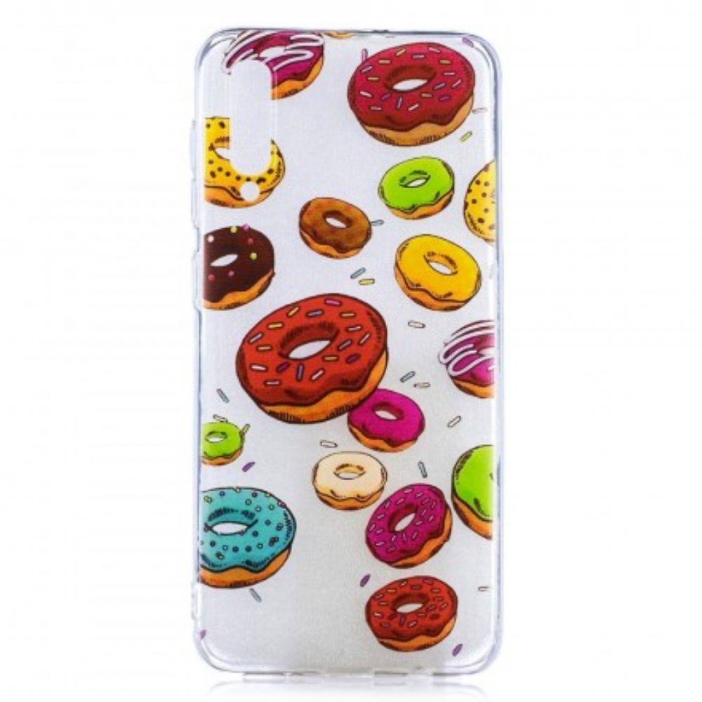 Hoesje voor Samsung Galaxy A50 Ik Hou Van Donuts