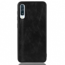 Hoesje voor Samsung Galaxy A50 Naad Leereffect