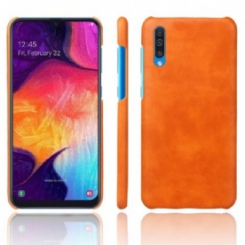 Hoesje voor Samsung Galaxy A50 Prestaties Litchi Leder Effect