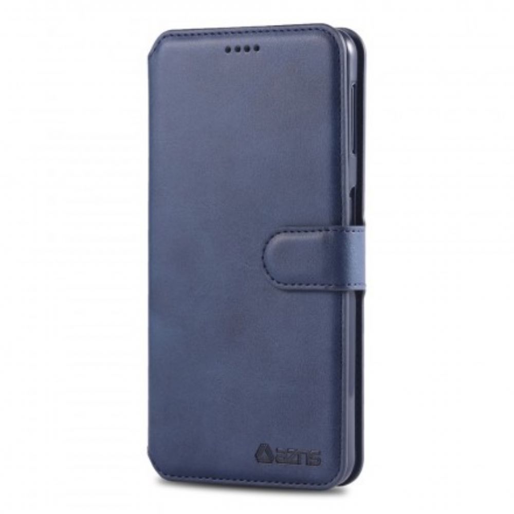 Leren Hoesje voor Samsung Galaxy A50 Azns Retro