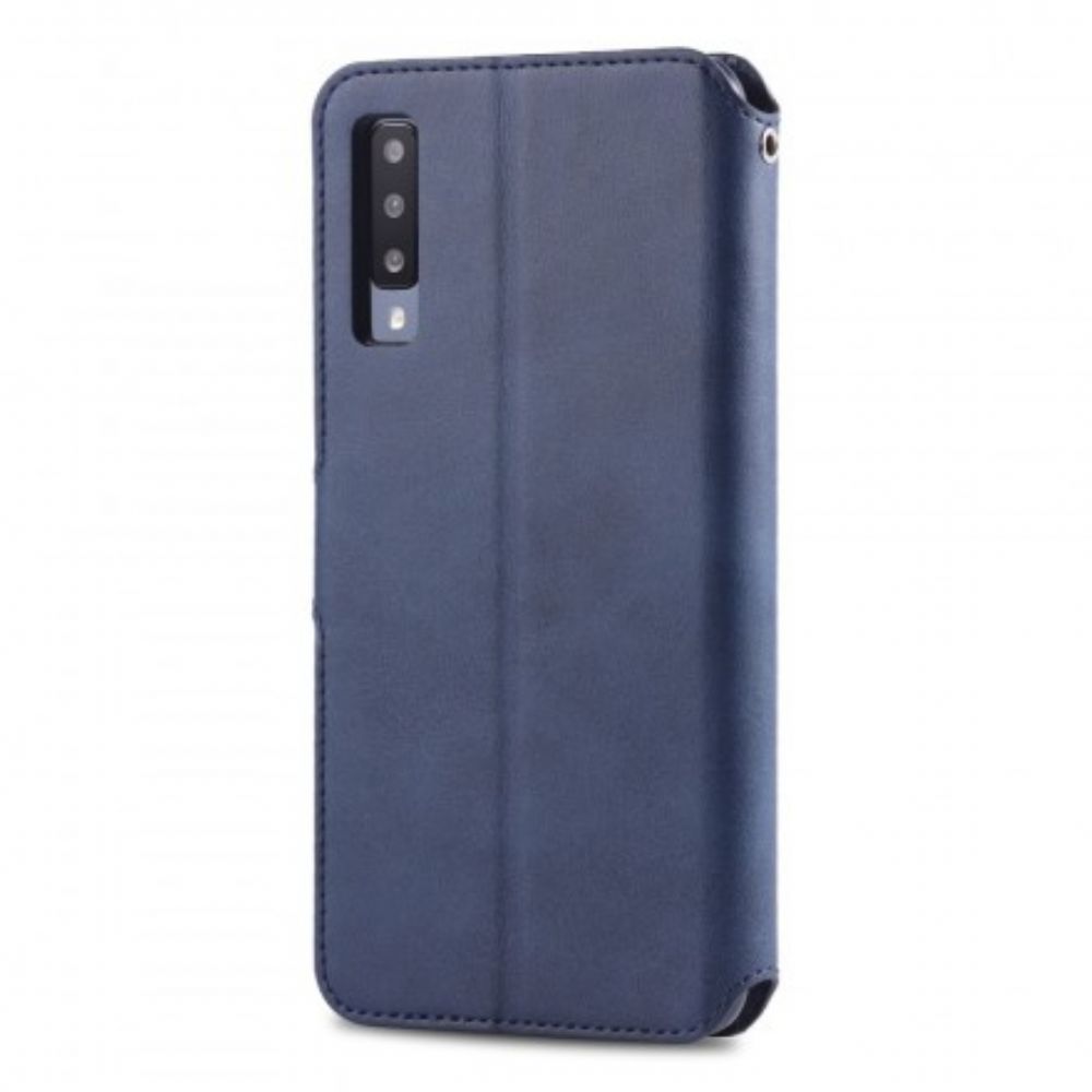 Leren Hoesje voor Samsung Galaxy A50 Azns Retro